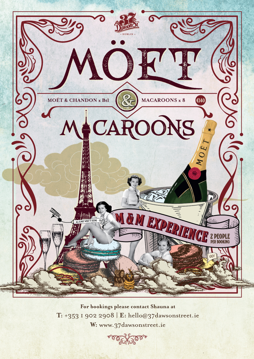 Experience Möet & Macaroon's at 37